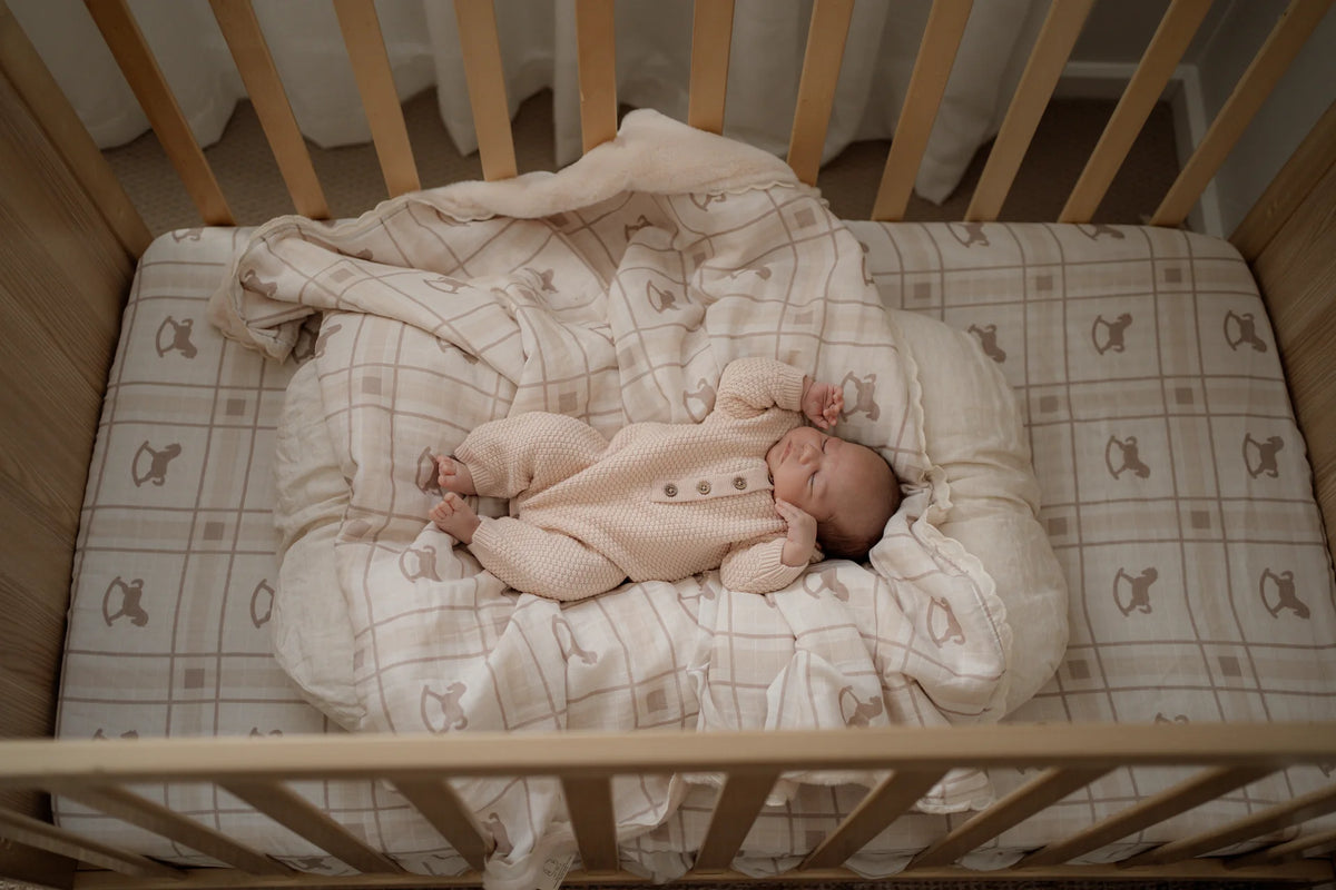 Pop Ya Tot - Fitted Cot Sheet | The Rocking Horse