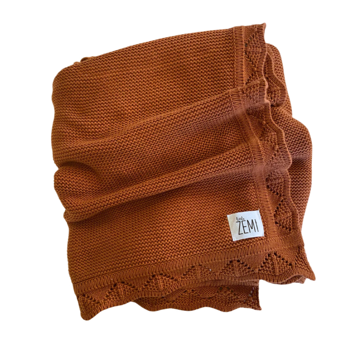 Little Zemi - Personalised Blanket | Chocolate