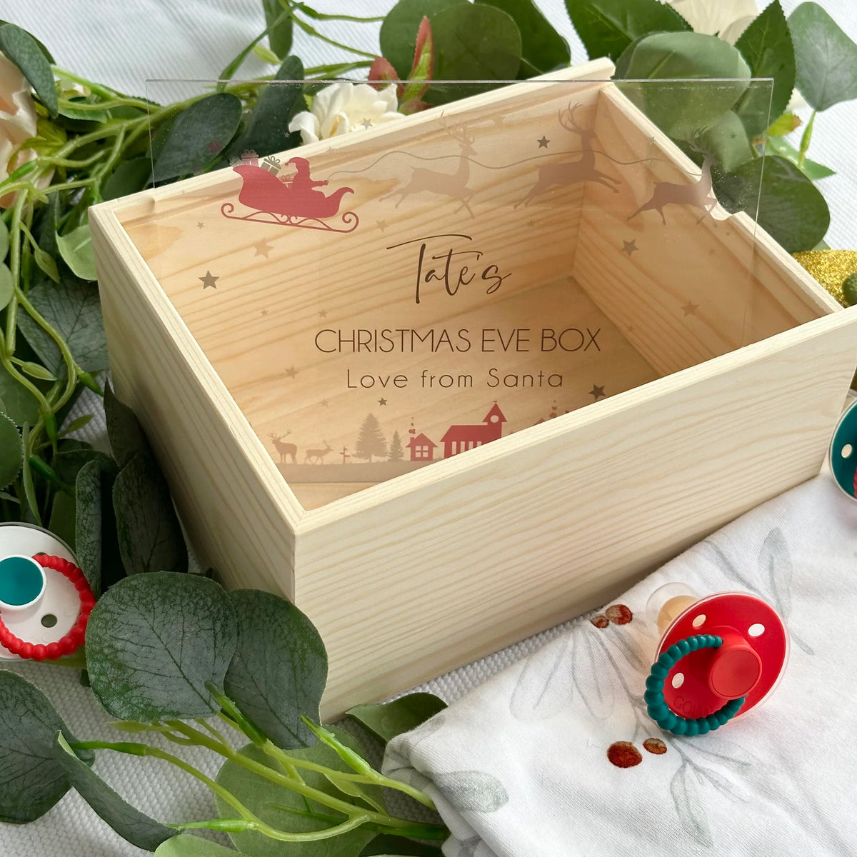 CMC Gold - Christmas Eve Keepsake Box | Fly By Santa