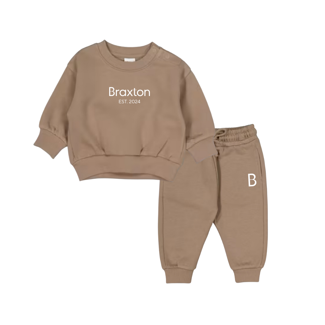 MLW By Design - Established Personalised Tracksuit | Brown