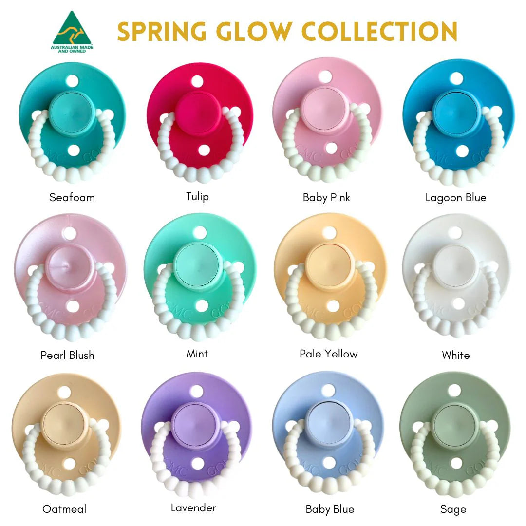 CMC GOLD - GLOW Bubble Dummies Twin Pack (Size 2) NB-6m (AIR FILLED) | Multiple Options
