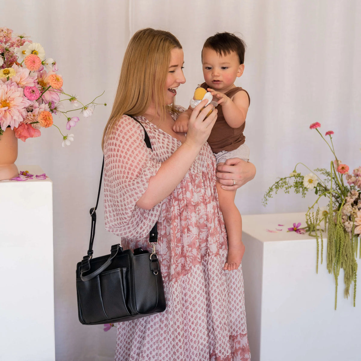 VANCHI - Amelia Convertible Pram Caddy | Black