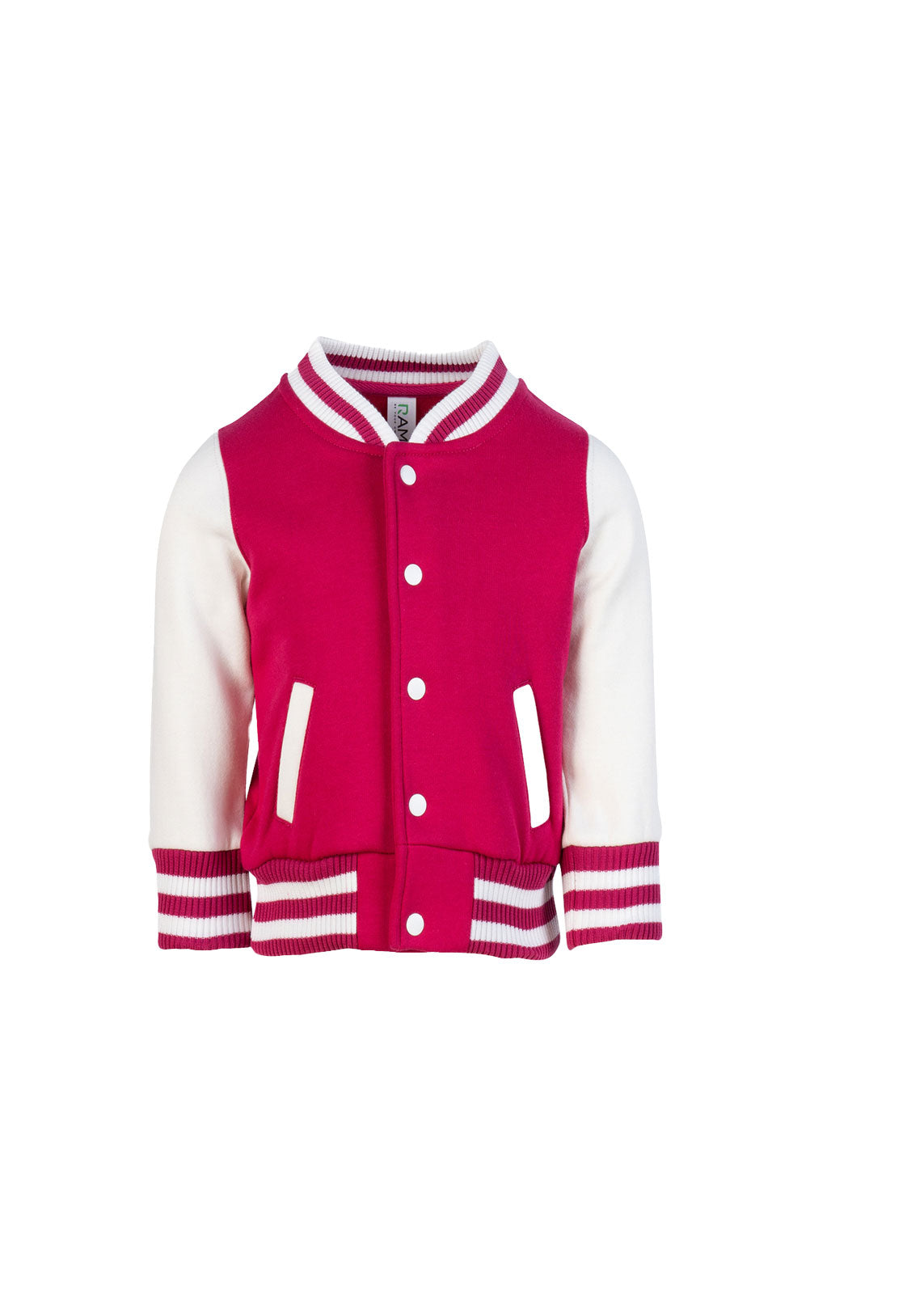 MLW By Design - Personalised Varsity Jacket | Hot Pink & White