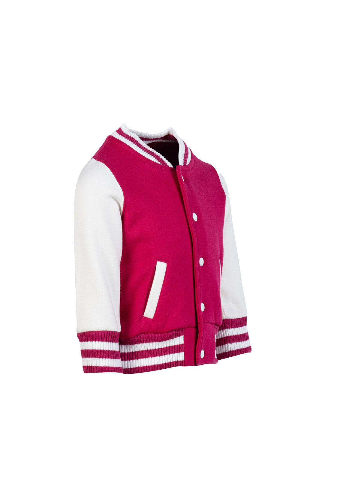 MLW By Design - Personalised Varsity Jacket | Hot Pink & White