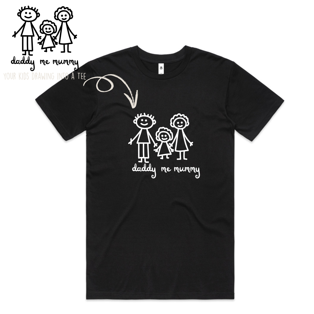 MLW By Design - Drawing Upload Adult Hoodie or Tee | Black