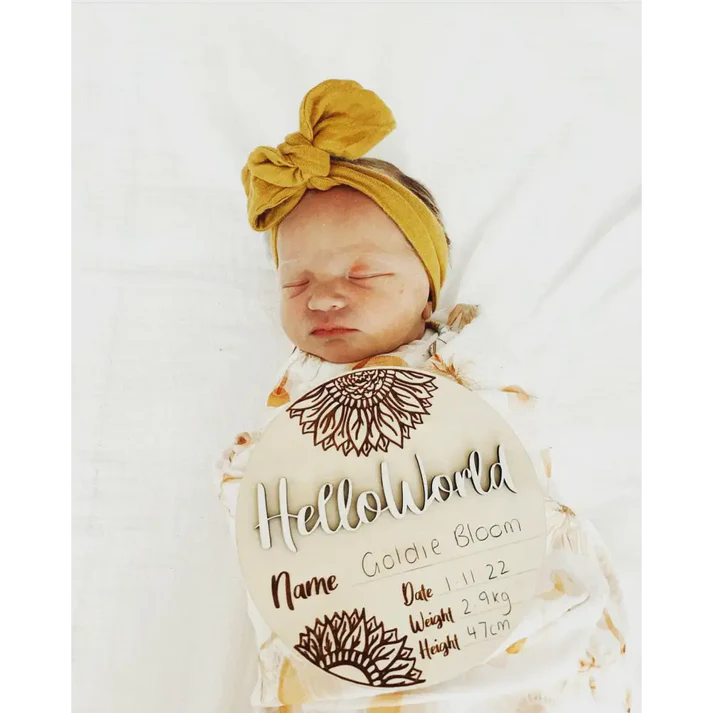 Timber Tinkers - Hello World Sunflowers