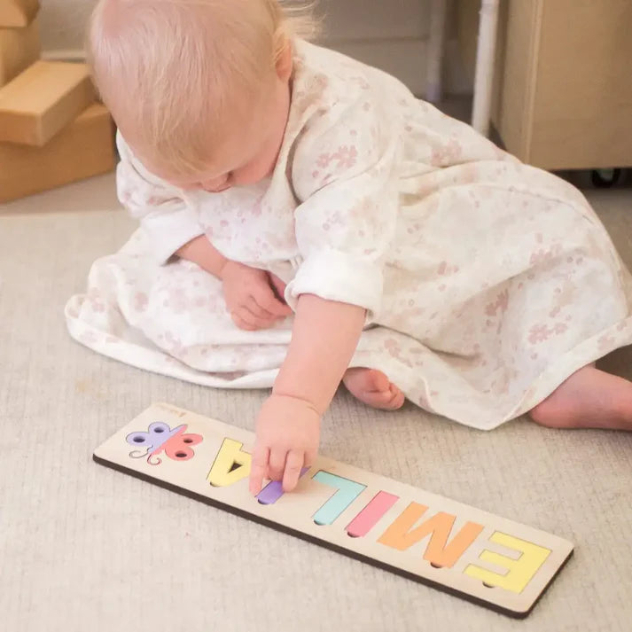 Timber Tinkers - Classic Name Puzzle | Blues