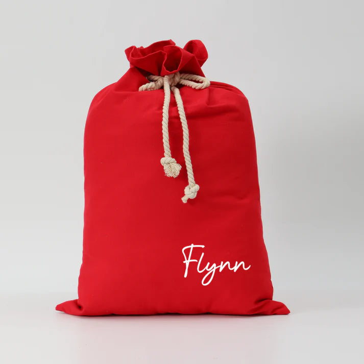 Timber Tinkers - Personalised Canvas Santa Sack | Various Colours