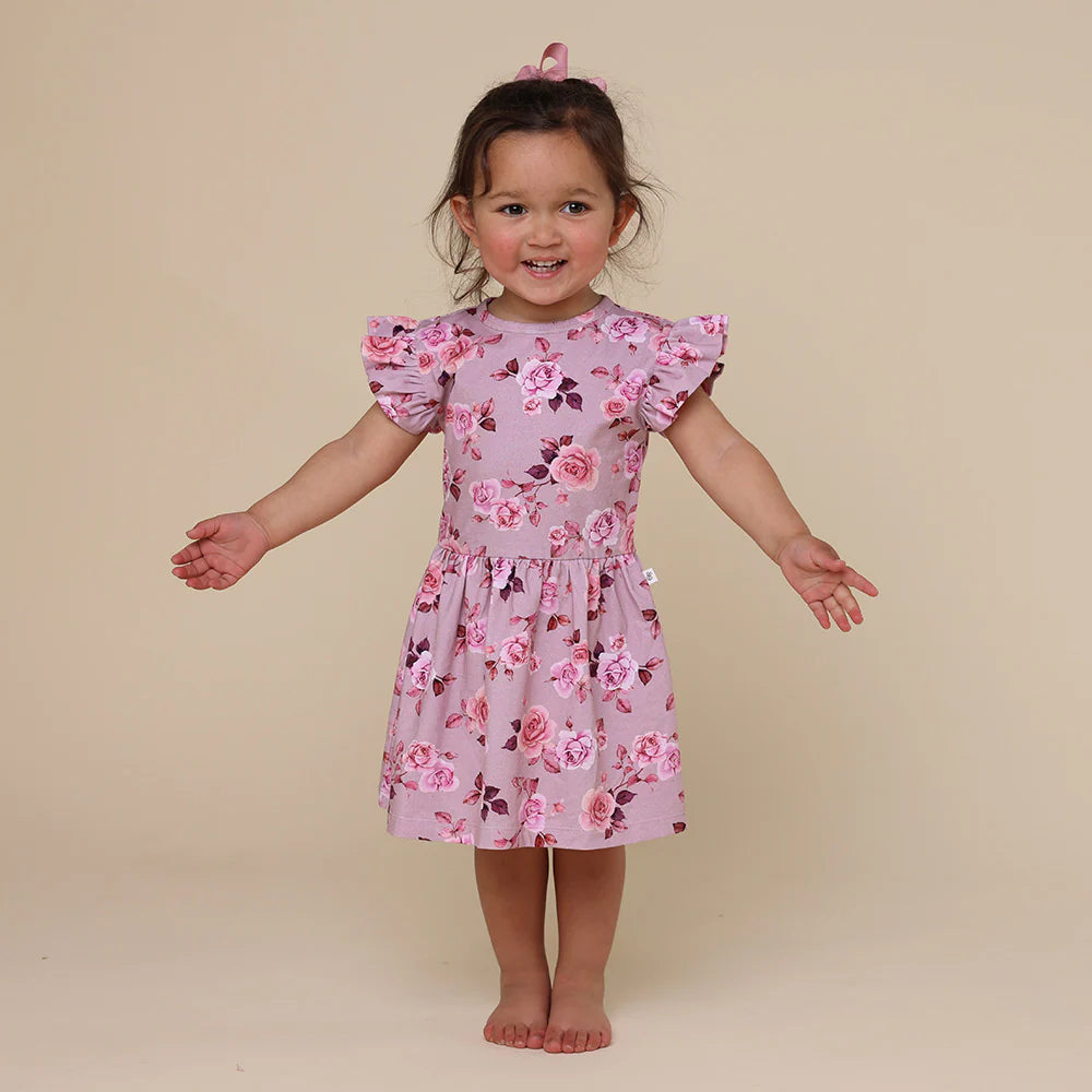 Snuggle Hunny Kids - Organic Dress | Blossom
