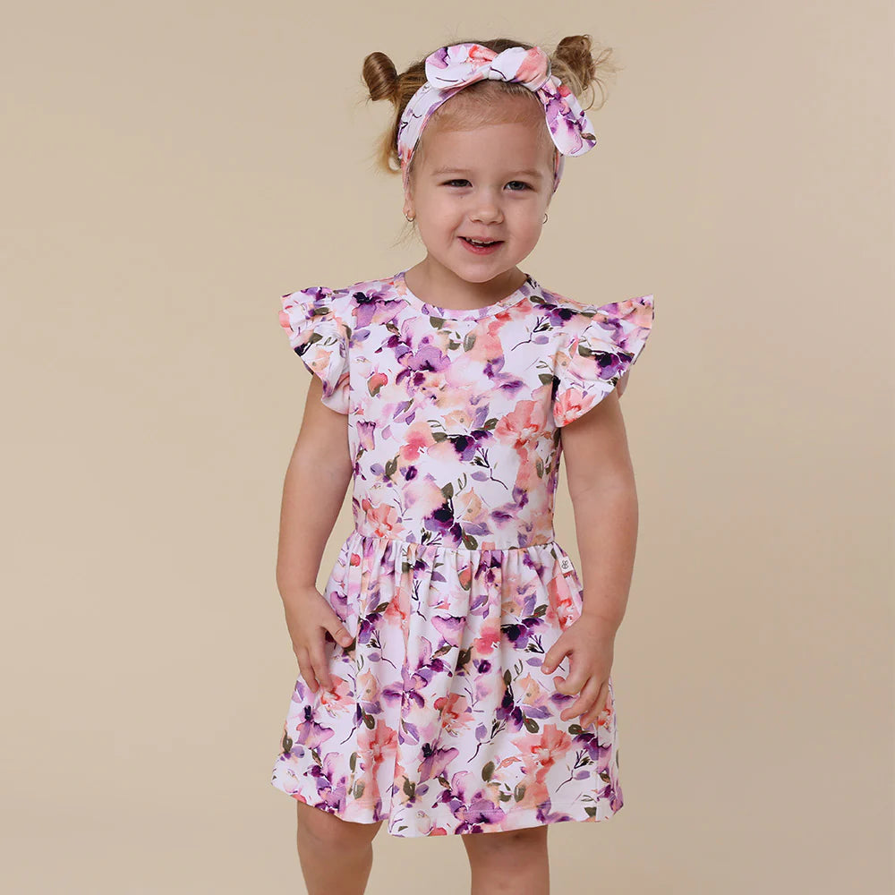 Snuggle Hunny Kids - Organic Dress | Blushing Beauty