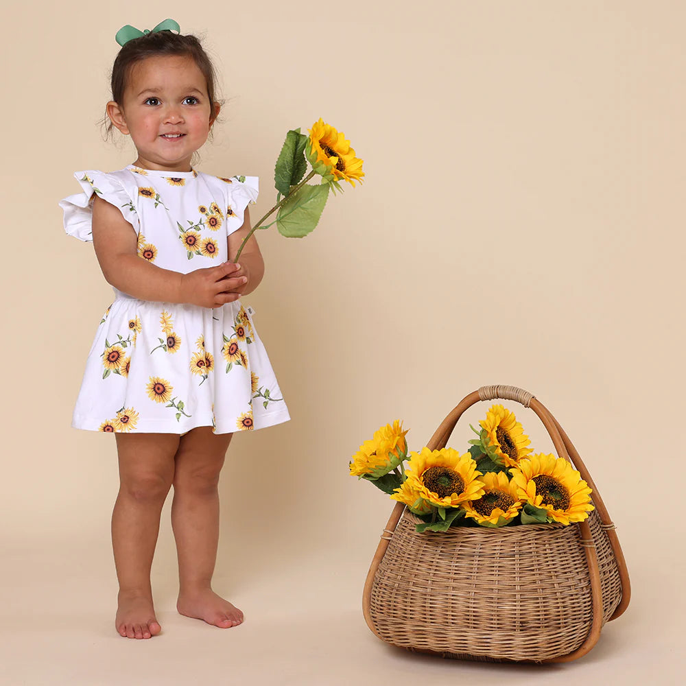Snuggle Hunny Kids - Organic Dress | Sunflower