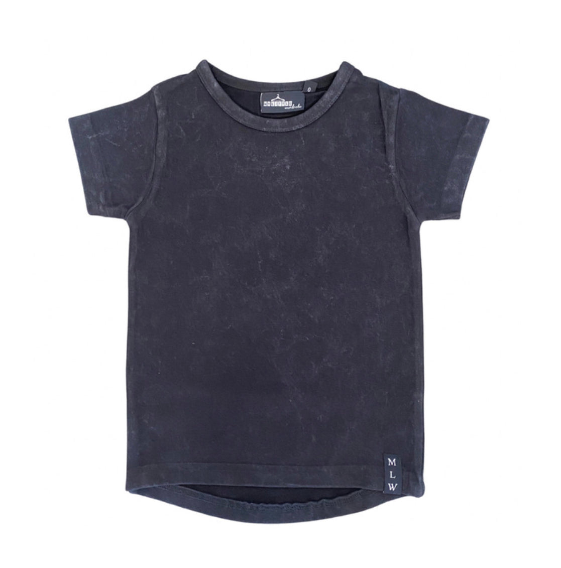 MLW By Design - Basic Stonewash Tee | Black