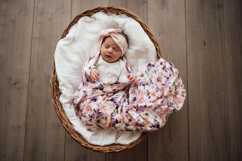 Snuggle Hunny Kids - Organic Muslin Wrap | Blushing Beauty