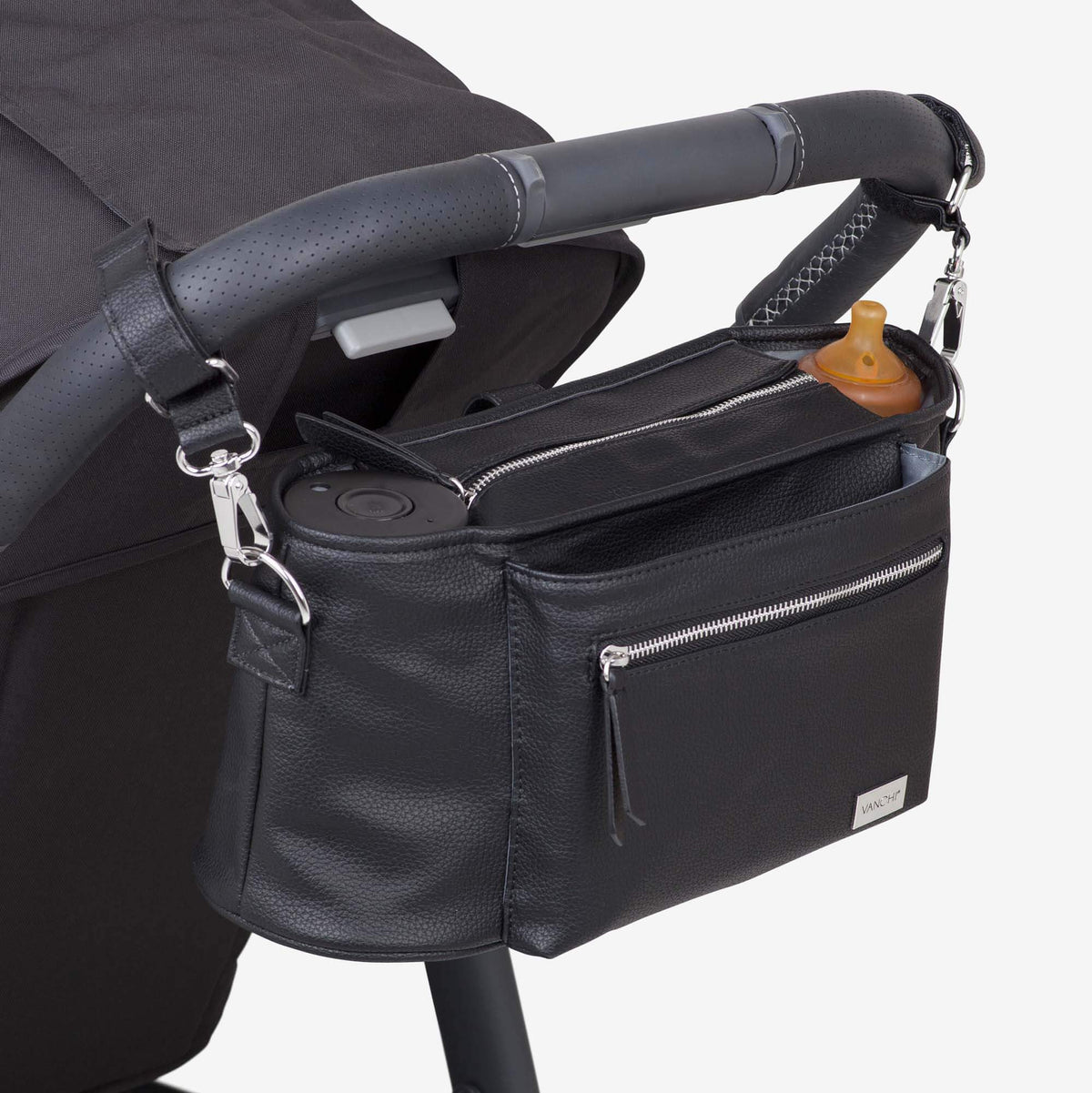 VANCHI - Pram Caddy | Black