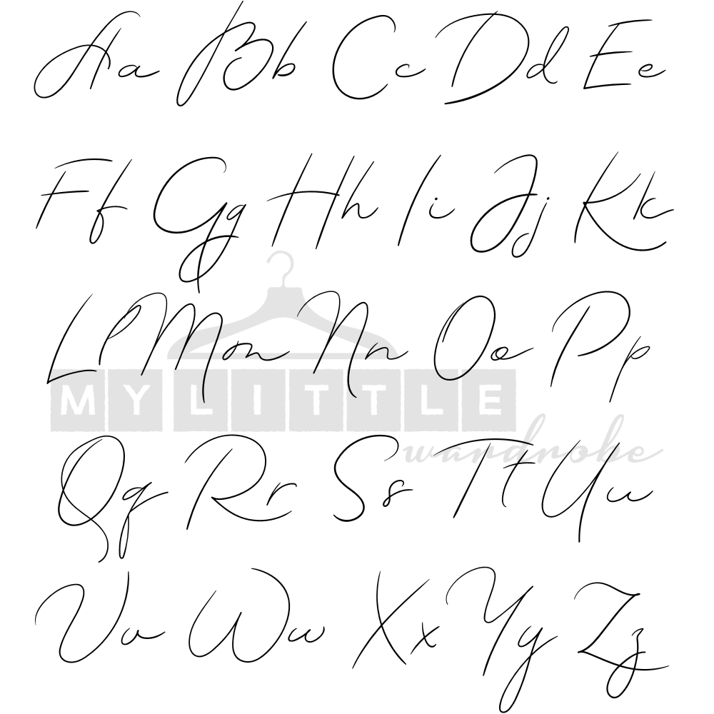 MLW By Design - Black Stonewash Pink Script Personalised Tee