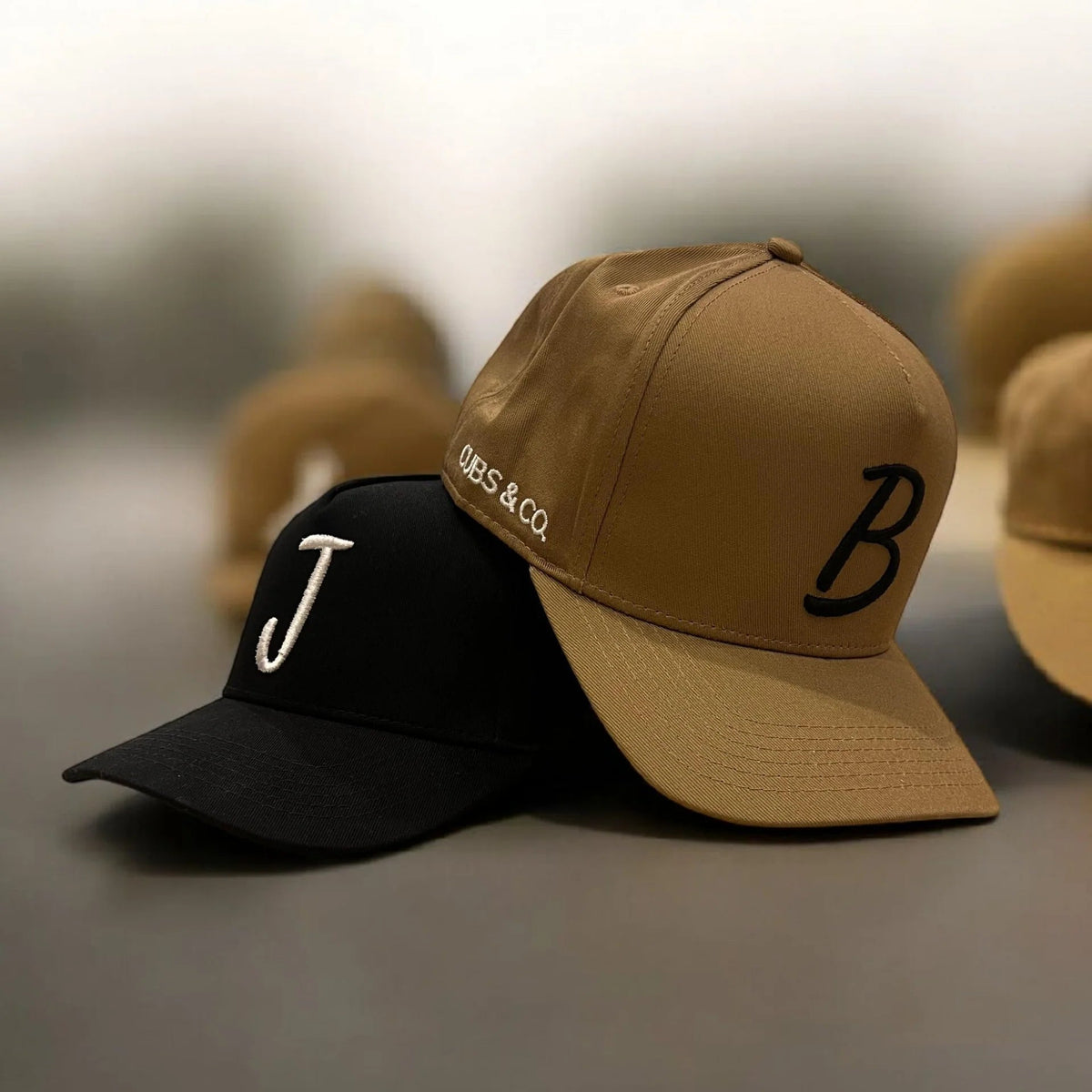 Cubs & Co - PERSONALISED Thin Font 3D INITIAL HAT | Various Colours