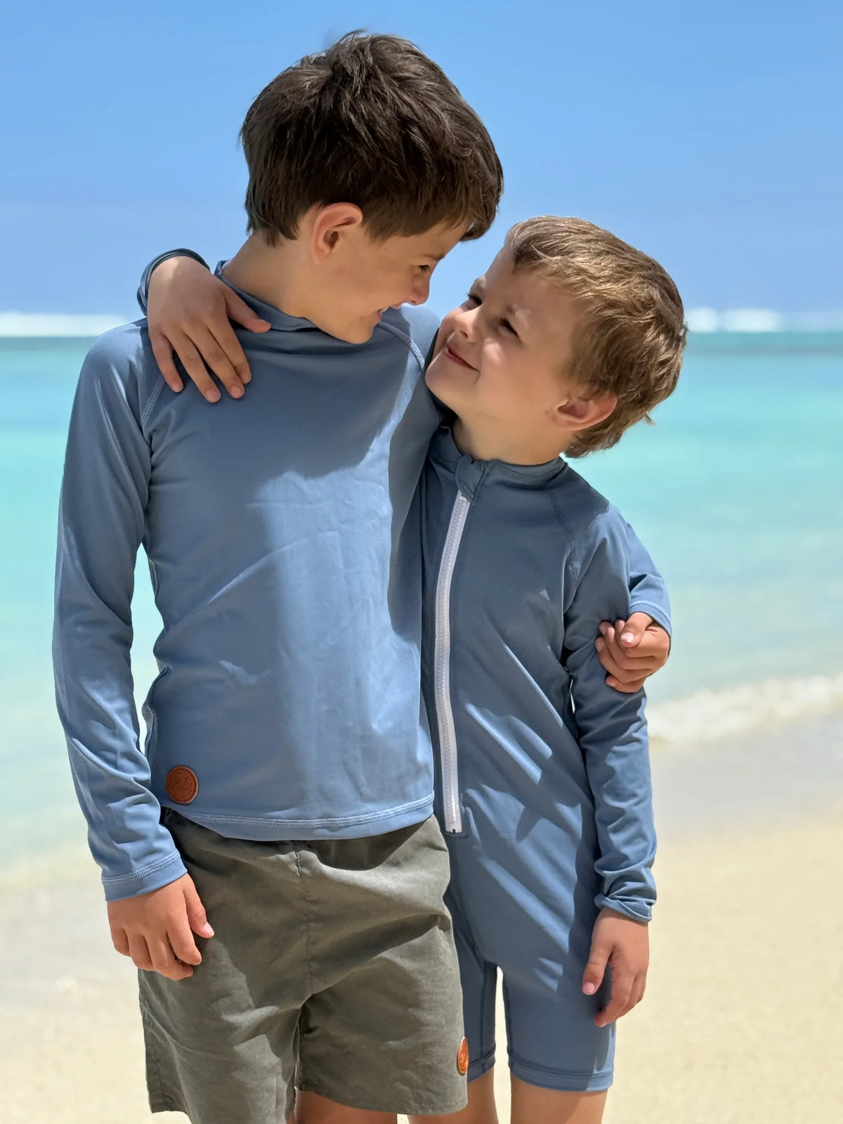 Kicky Swim - Rashguard Top | Hamptons Blue