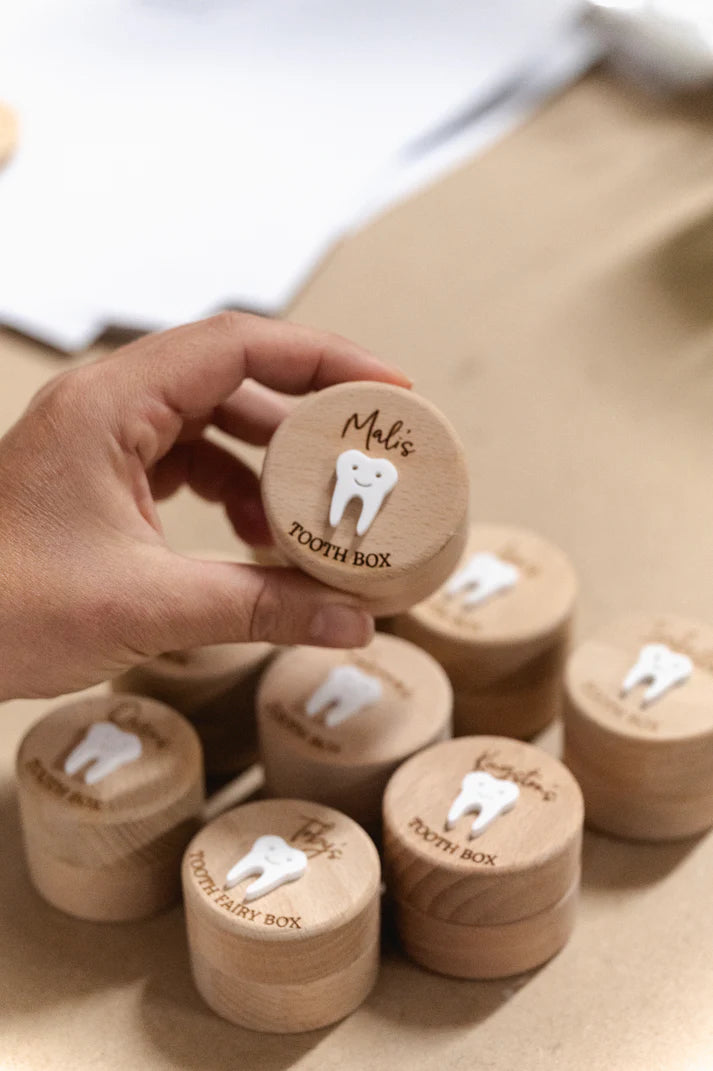 Timber Tinkers - Personalised Tooth Fairy Box | 3D Tooth