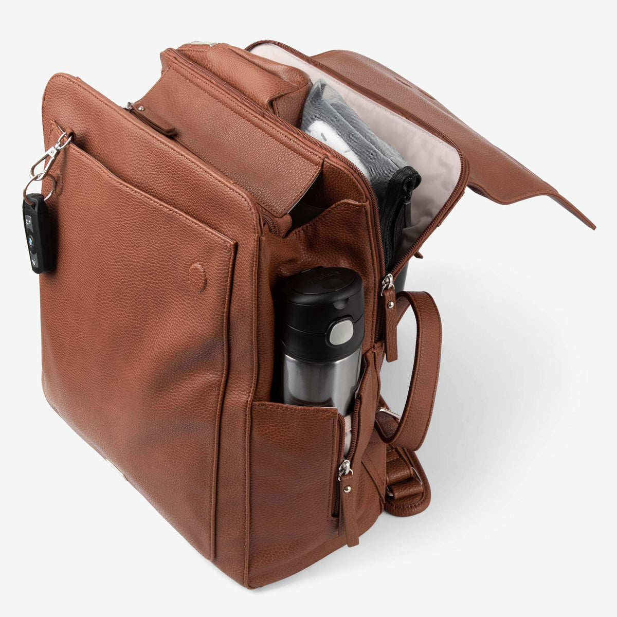 VANCHI - The Emmy Backpack Nappy Bag | Tan