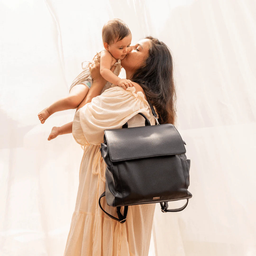 VANCHI - The Emmy Backpack Nappy Bag | Black