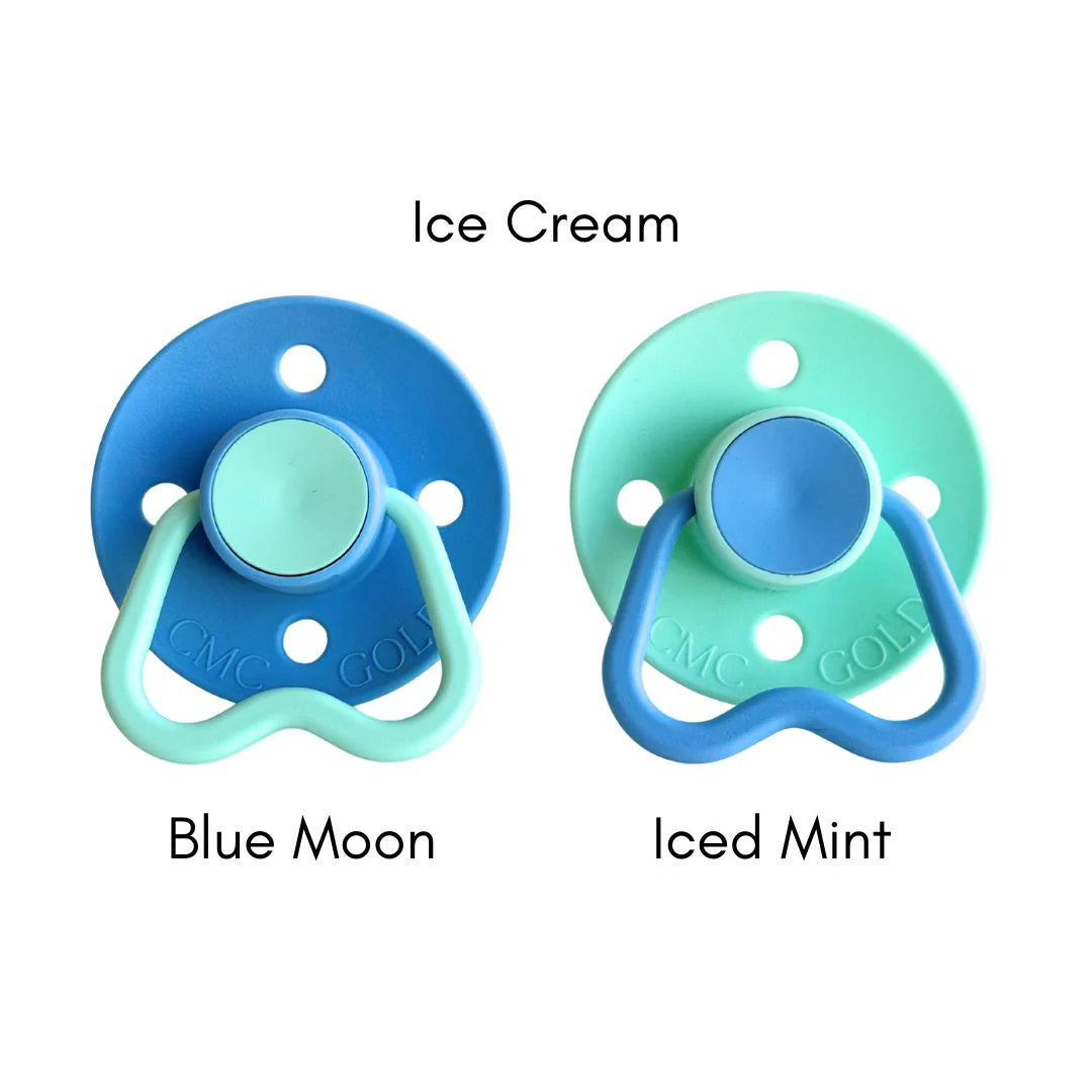 CMC GOLD - CMC Dummies Varicoloured Twin Pack (Size 1) NB-6m (AIR FILLED) | Multiple Options