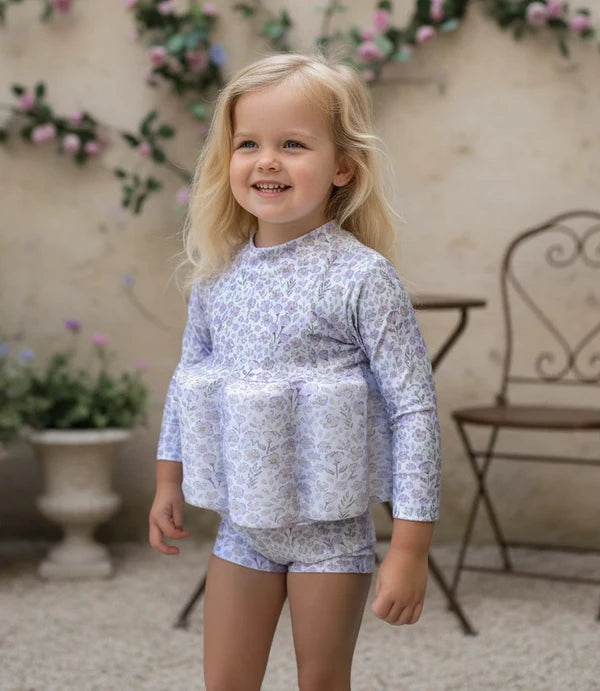 Little Soleil - Floatsuit | Lavender Long Sleeve