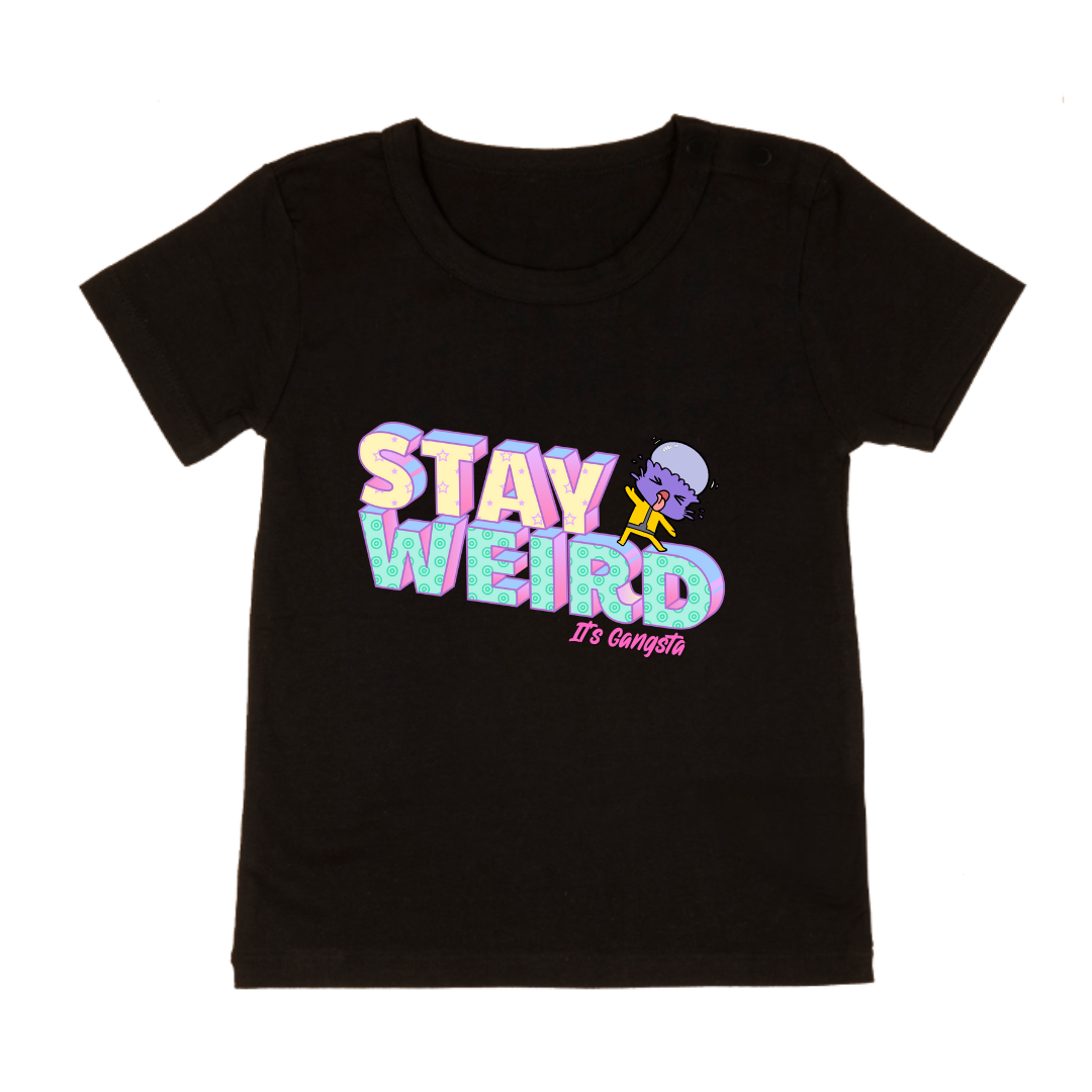 MLW By Design - Stay Weird Tee | White or Black (CLEARANCE)