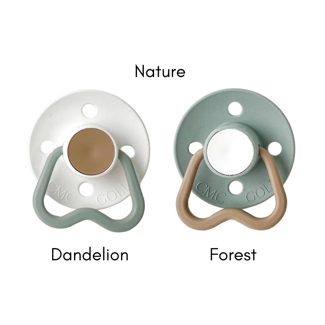 CMC GOLD - CMC Dummies Varicoloured Twin Pack (Size 1) NB-6m (AIR FILLED) | Multiple Options