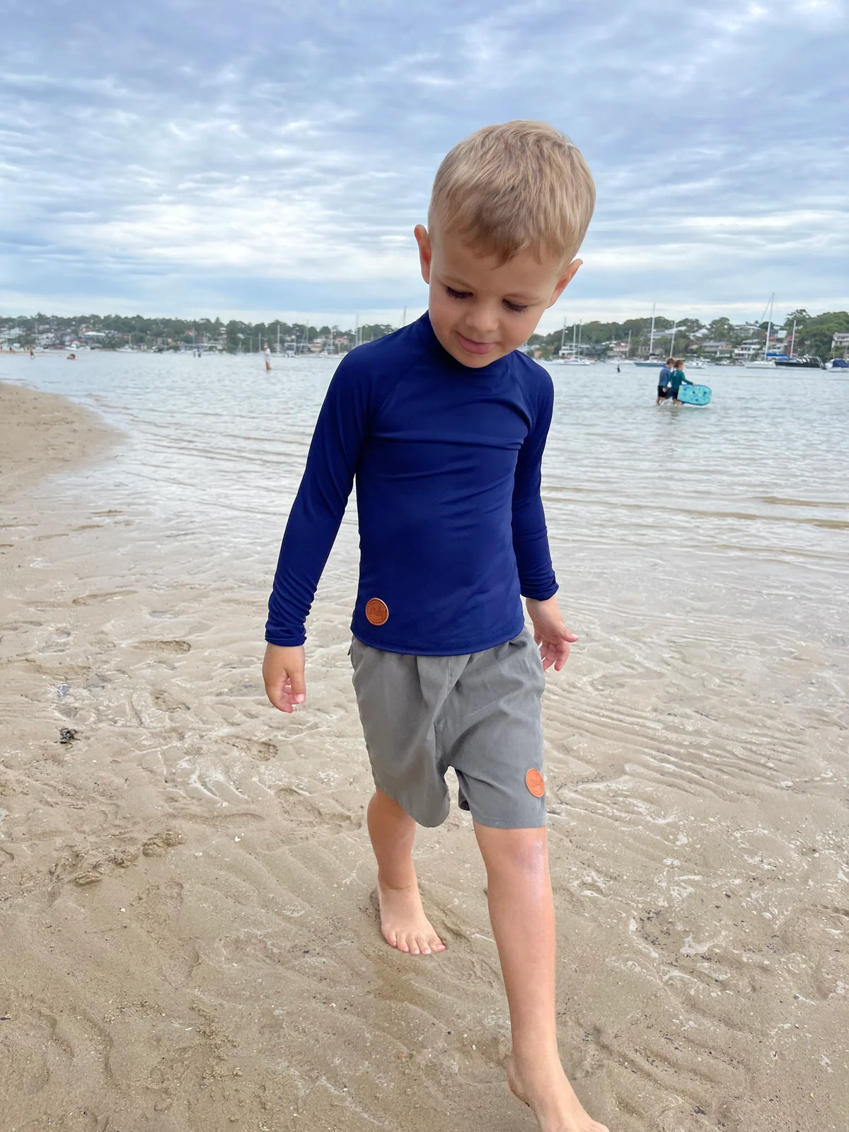 Kicky Swim - Rashguard Top | Navy Blue