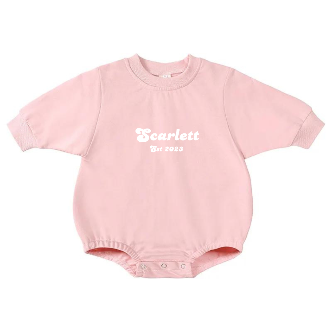 MLW By Design - Personalised Established Bubble Romper | Various Colours (LIMITED EDITION)