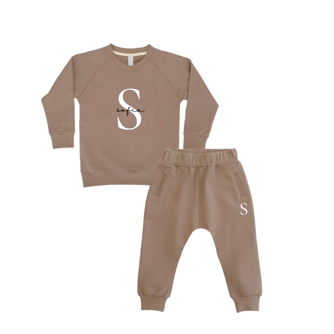 MLW By Design - Personalised Luxe Tracksuit | Swiss Mocha