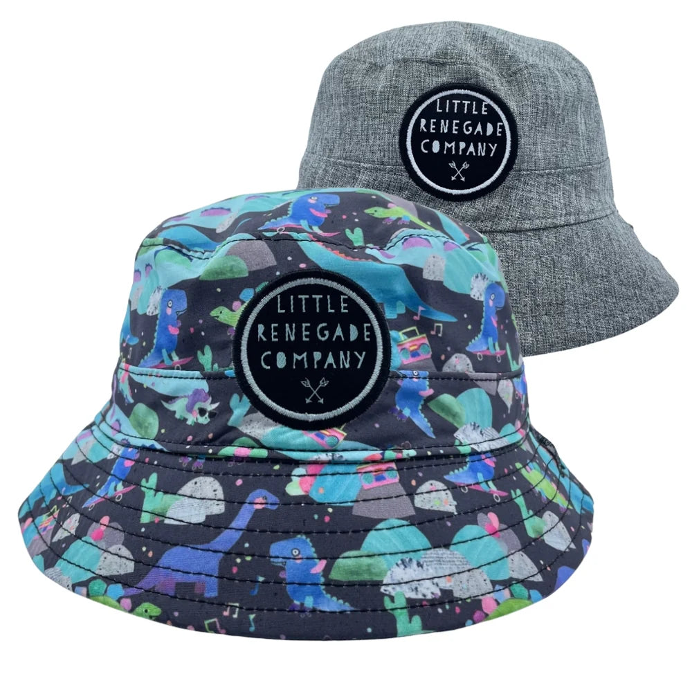 Little Renegade Company - Dino Party Reversible Bucket Hat