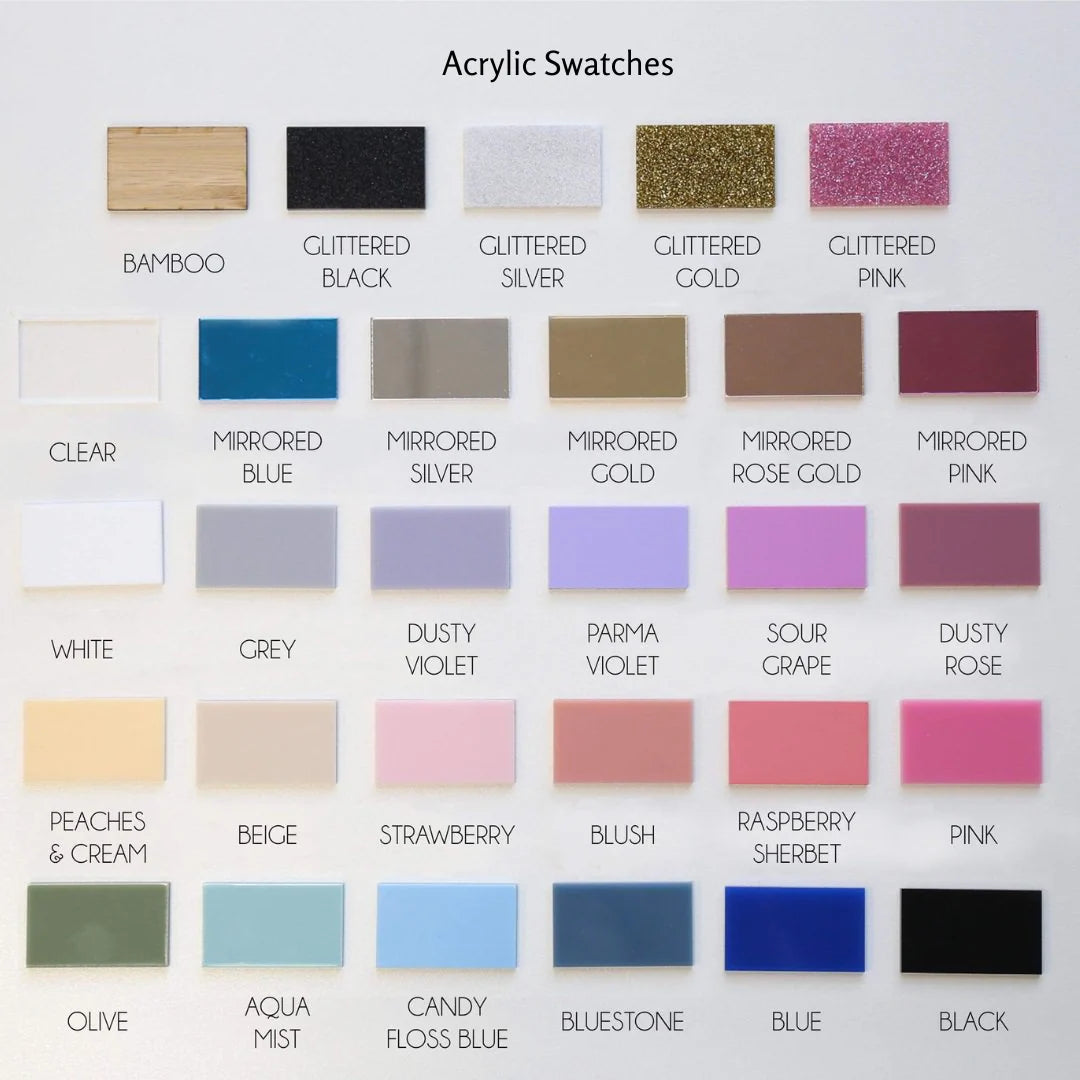 CMC Gold - 3D Acrylic First Day / Last Day Of Board