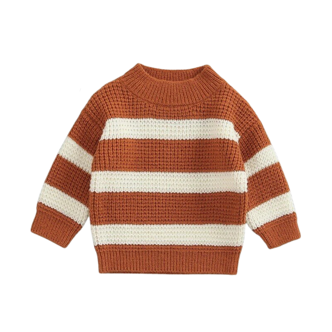 Pumpkin Spice Stripes Knit