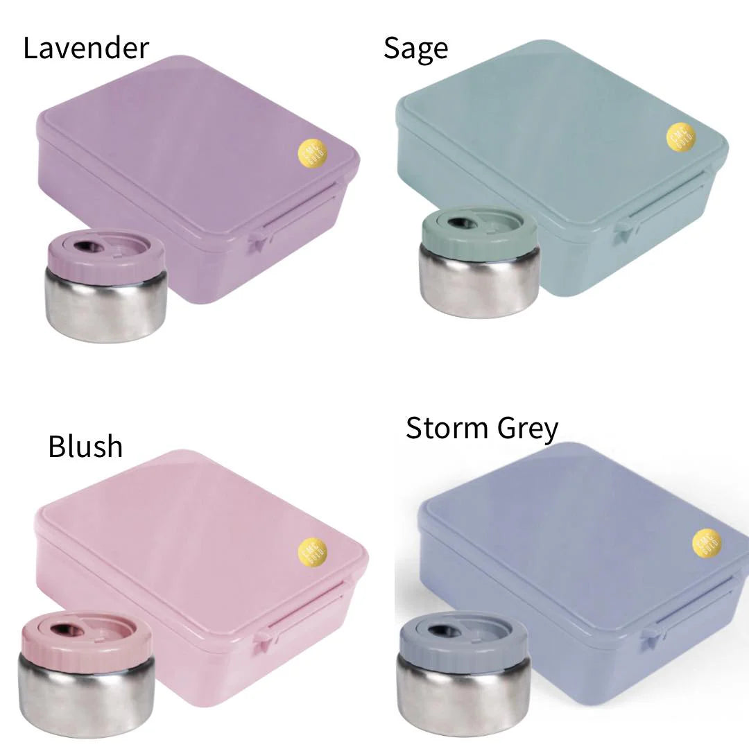 CMC Gold - Bento Lunch Box with Food Jar | Storm Grey