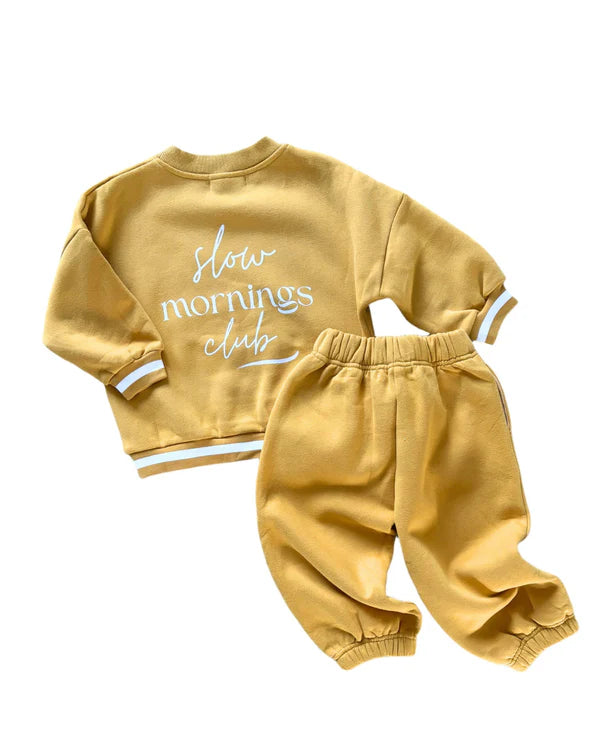 Breezy Co. - Fleece Tracksuit Set | Golden Sun