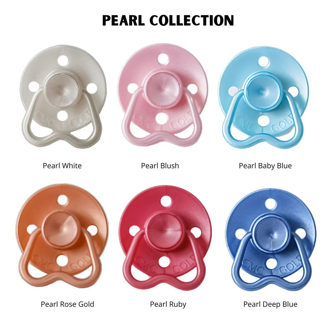 CMC GOLD PEARL HOLD ME Dummies Twin Pack (Size 1) NB-6m (VENTED