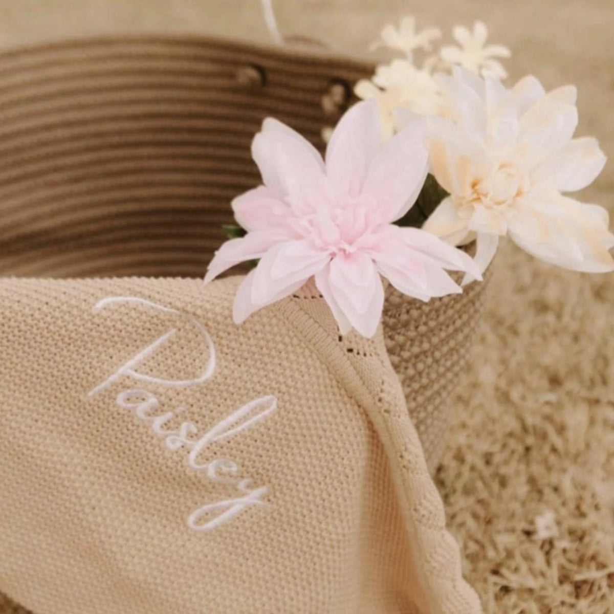 Little Zemi - Personalised Blanket | Sand