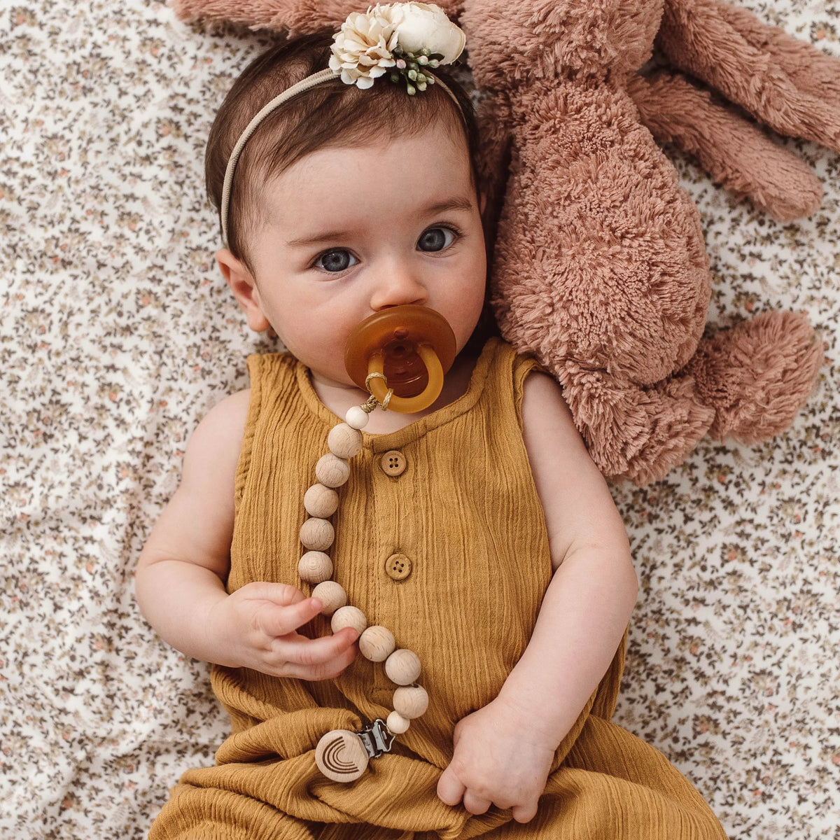 Our Little Helpers - Chunky Natural Beaded Dummy Chain