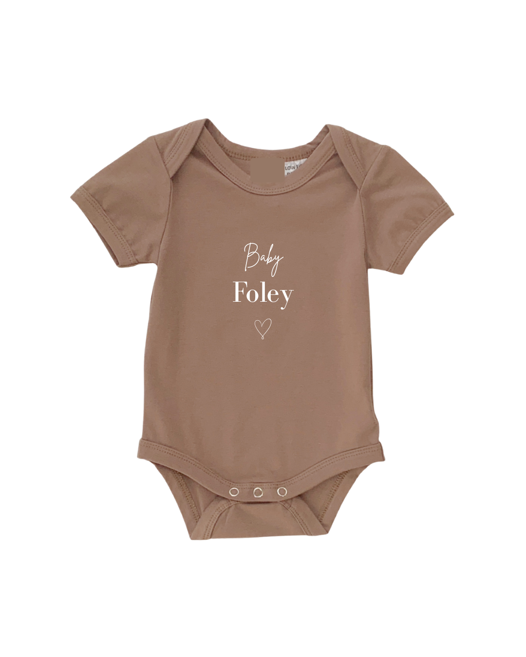 MLW By Design - Pregnany Announcement Personalised Bodysuit | Various Colours