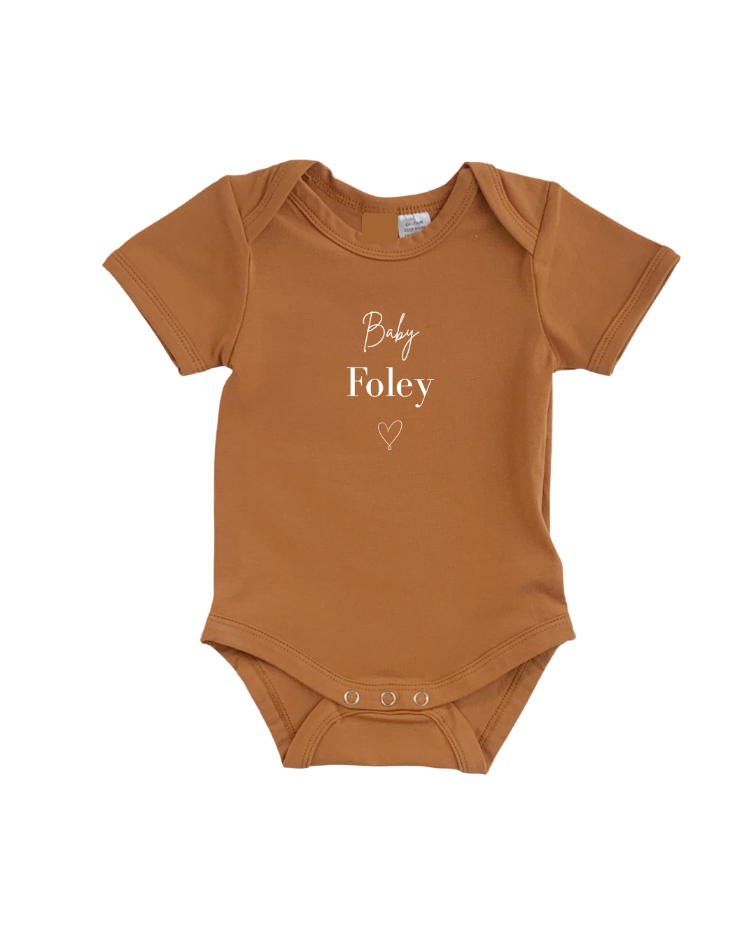 MLW By Design - Pregnany Announcement Personalised Bodysuit | Various Colours