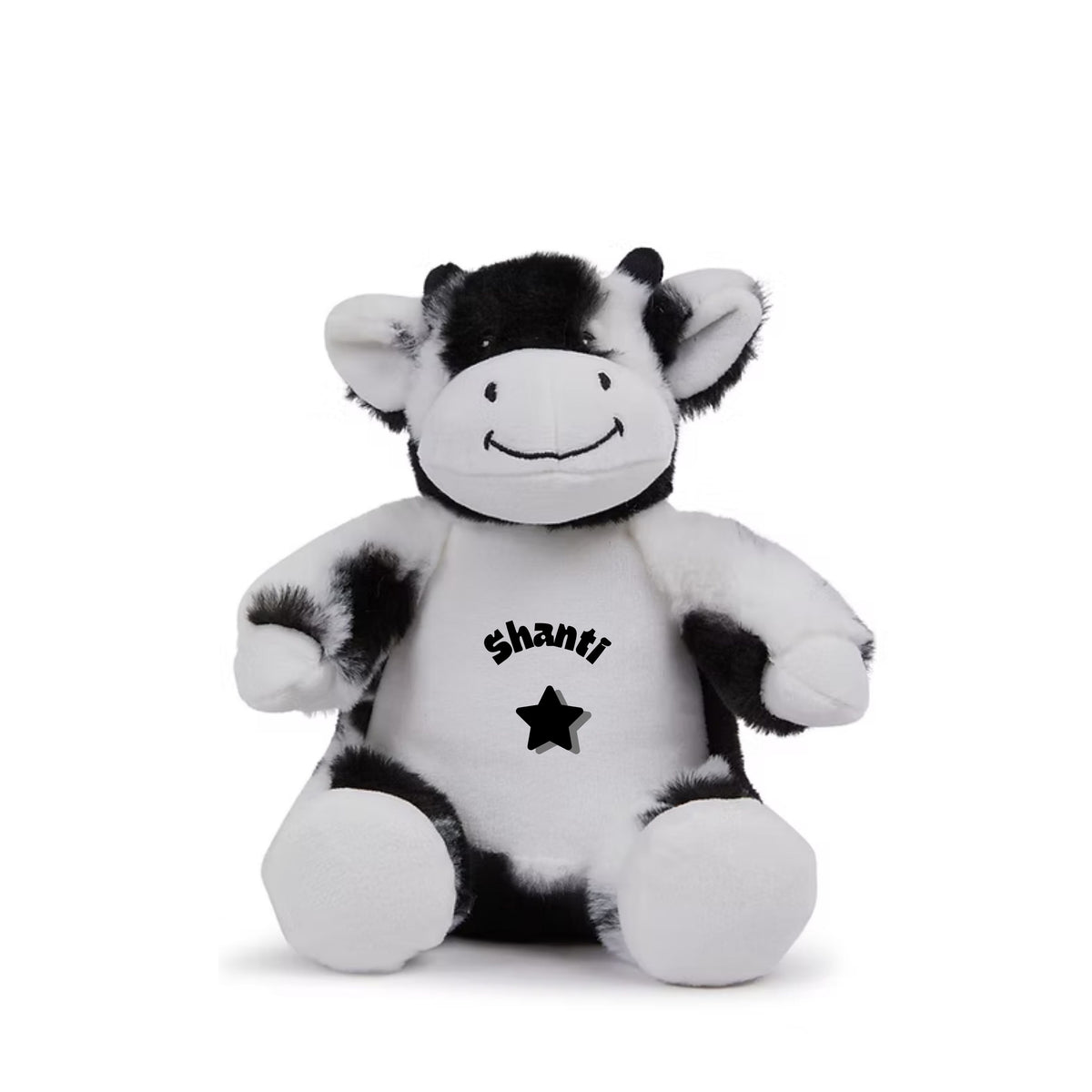 MLW By Design - Personalised Cow Plush Toy | 4 Print Colours