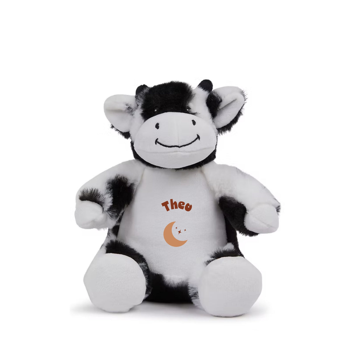 MLW By Design - Personalised Cow Plush Toy | 4 Print Colours