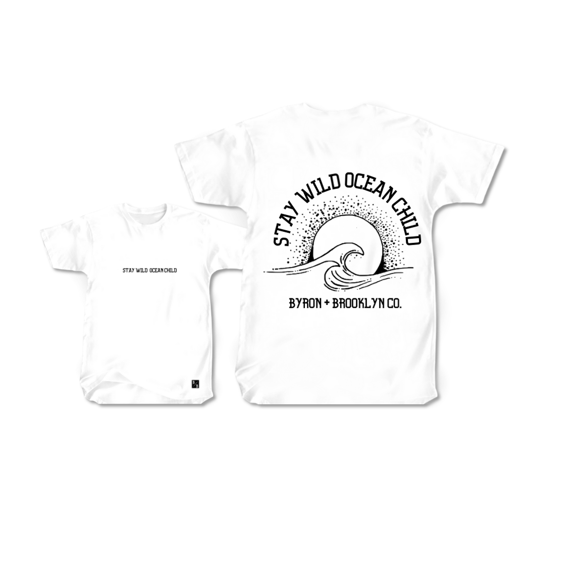 Byron Brooklyn Co - Stay Wild Ocean Child Tee | Various Colours