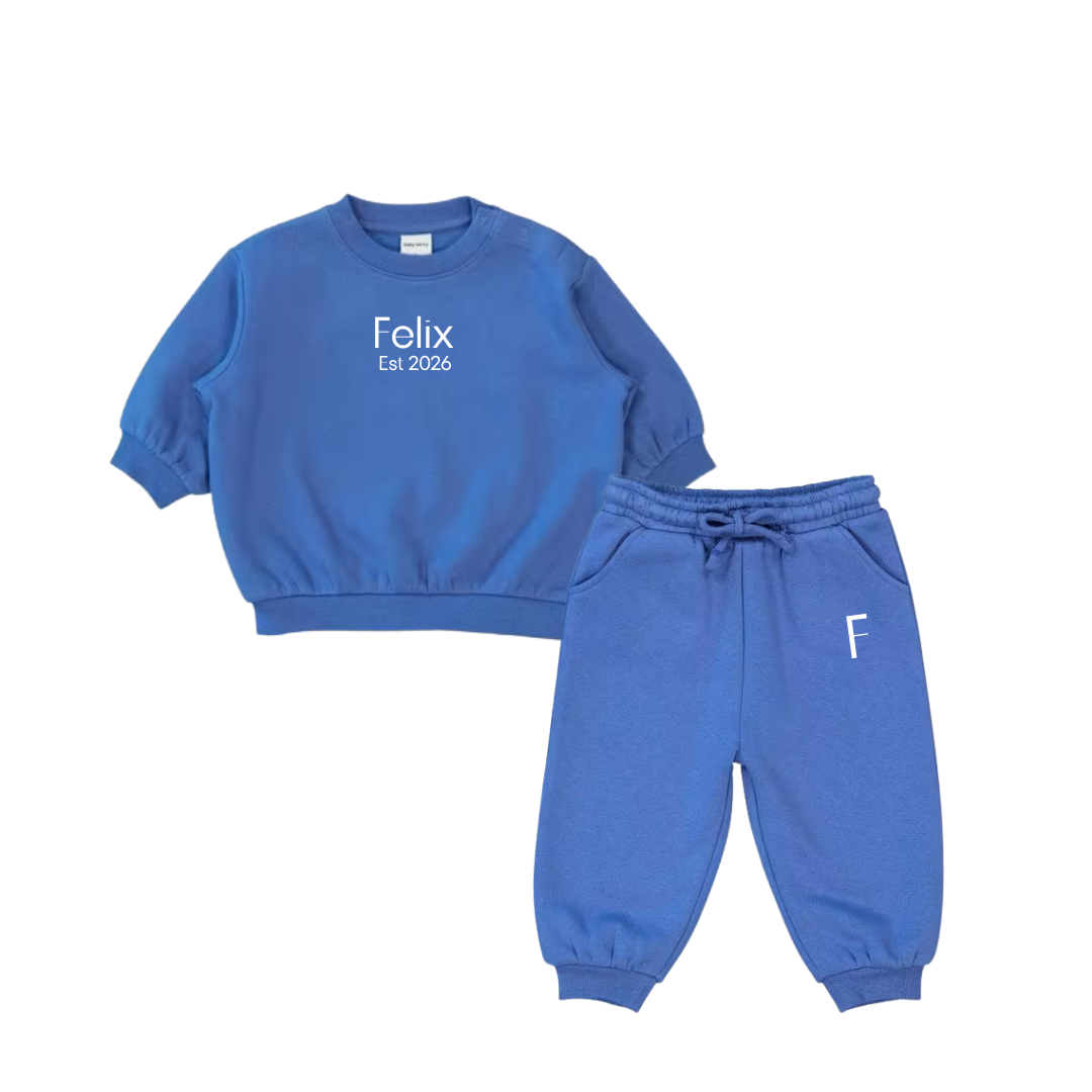 MLW By Design - Established Personalised Tracksuit | Bright Blue | LIMITED EDITION