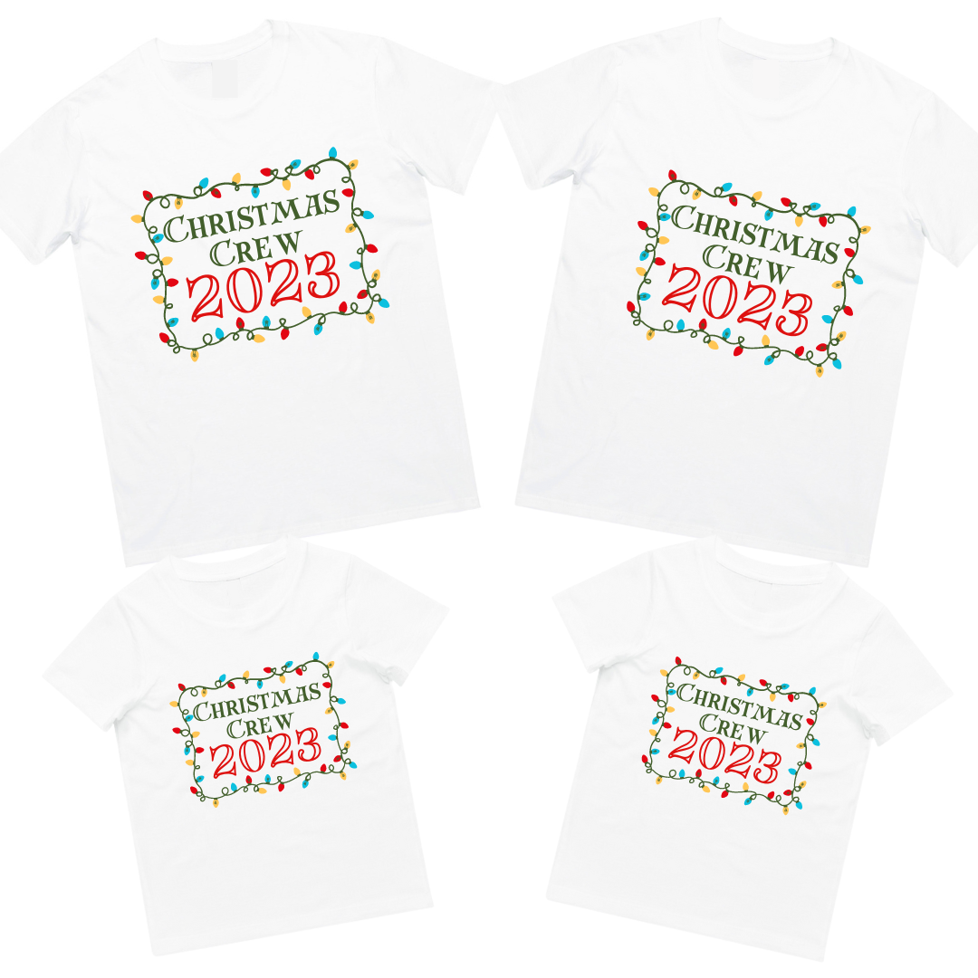 MLW By Design - Matching Christmas Crew 2023 Tees | Various Colours