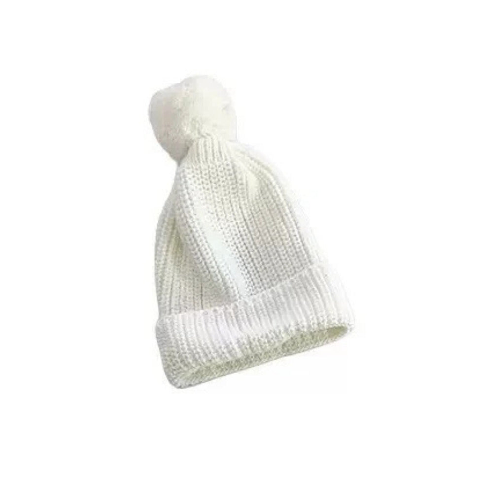 Breezy Co. - Unisex Knit Beanie | White