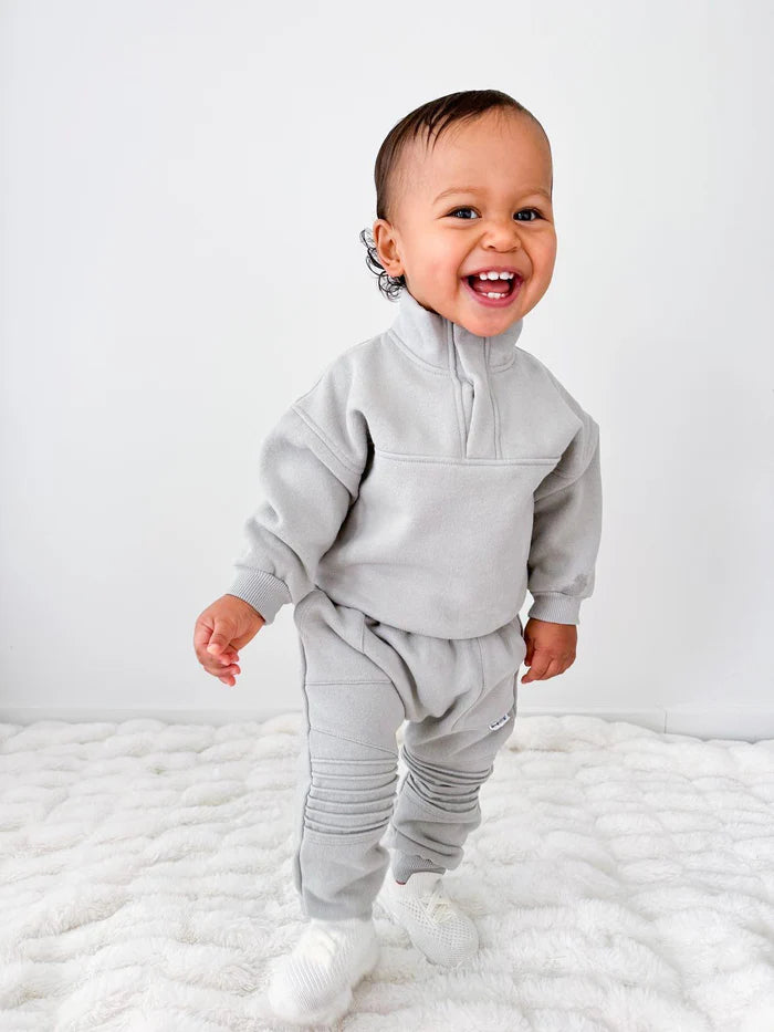 Snooky Bear - Jumper & Pants Set | Cool Grey