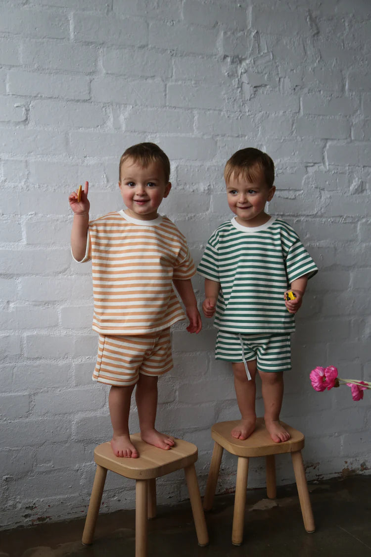 Lennyco - Striped Set | Green
