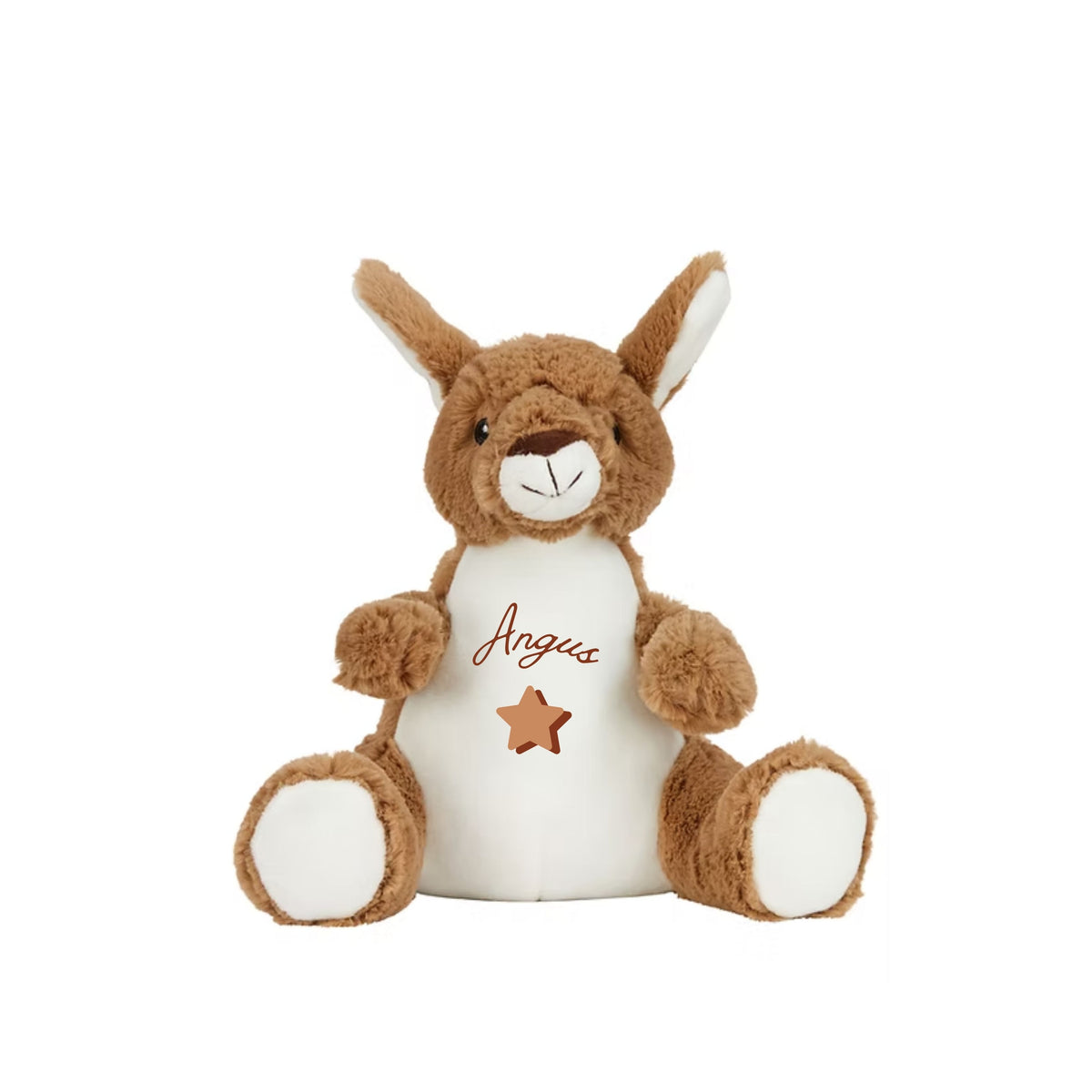 MLW By Design - Personalised Kangaroo Plush Toy | 4 Print Colours